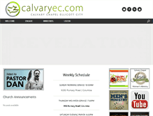 Tablet Screenshot of calvaryec.com